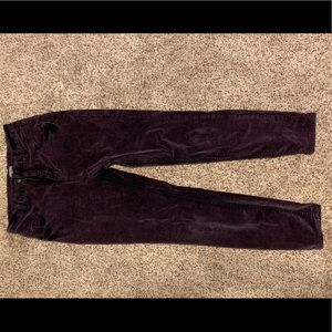 PURPLE VELVET JEANS